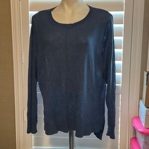 H&M Blue Crew Neck Sweater